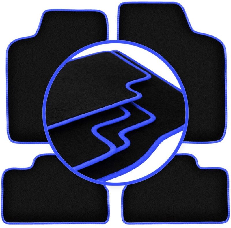 CARLUX-BLUE Autofußmatten für: Daewoo Nexia Fließheck, Limousine (1994-1998)