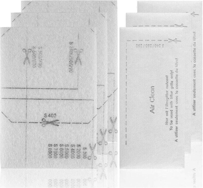 6er Pack Staubsaugerfilter Abluftfilter Mikrofilter SF-SAC20/30 mit Motorfilter 6713110 Luftfilter Staubfilter Air Clean...