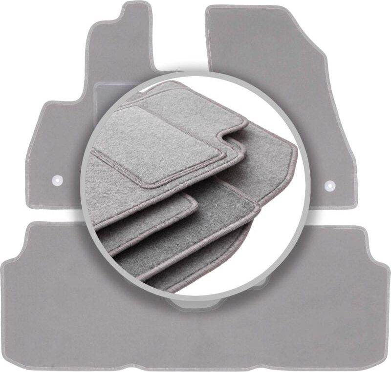 Graue Automatten für: Fiat 500L Minivan (2012-)