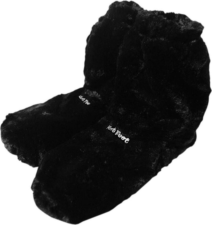 Hot boots deluxe beheizbare hausschuhe - schwarz