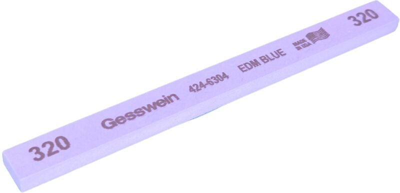 Gesswein EDM BLAU Schleifstein, 320er Körnung - 6x13x150 mm