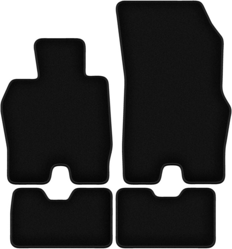 BASIC schwarze Veloursmatten für: BMW i8 L12 Coupé (2014-2022)