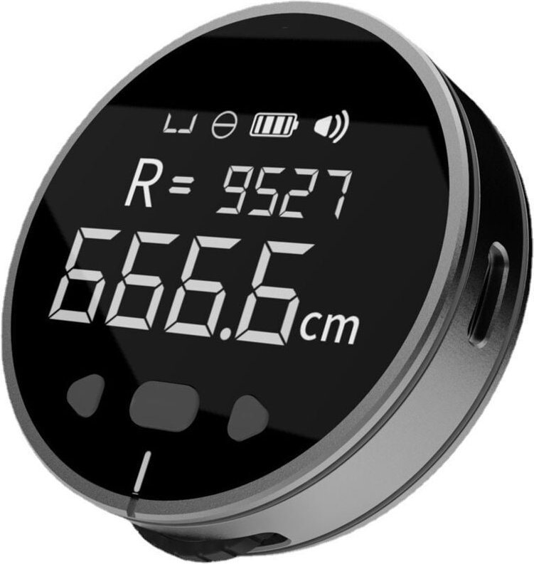 Elektronisches Lineal zur kreisförmigen Längenmessung, digitales Display, wiederaufladbar, gebogene, flexible Oberfläche...