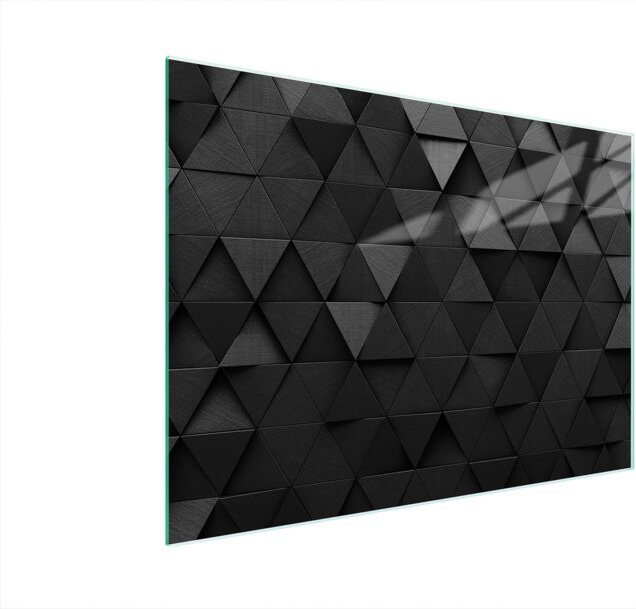 Glasschneidebrett 40x30 Schwarz