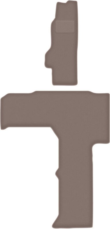 Beige Velours-Fußmatten für: VW Grand California 0 (2019-)