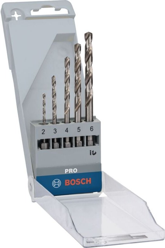 Pro Metal hss-g Hex Spiralbohrer Set, 5-tlg. - Bosch