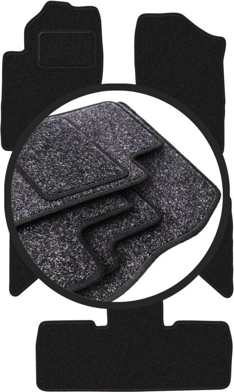 ANTHRA Autofußmatten für: Nissan Pathfinder 7-Sitzer (vor Facelift) (2005-2010)