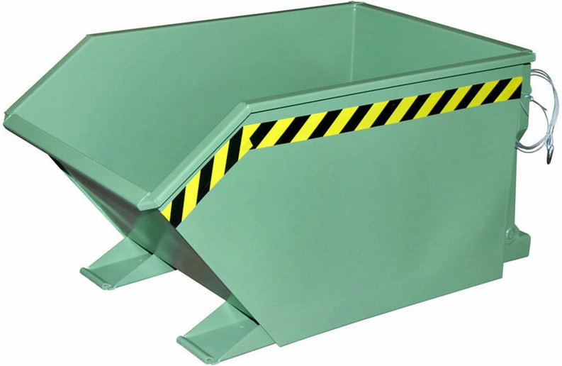 Bauer Kippbehälter GU 500, lackiert, Resedagrün