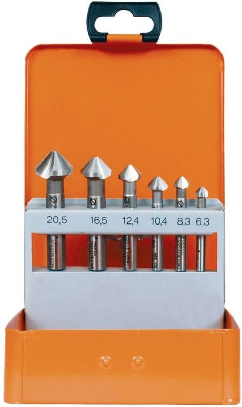 Kassette Kegelsenker HSS-Co 6-tlg.. 6,3 - 20,5 mm - Projahn