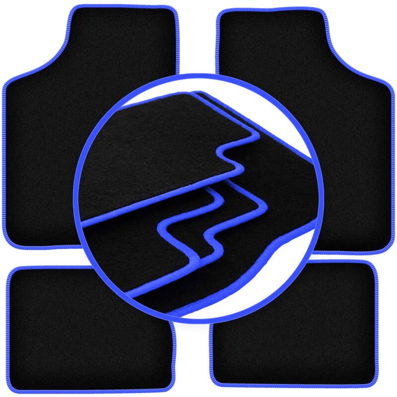 CARLUX-BLUE Autofußmatten für: Opel Corsa A Fließheck (1982-1993)