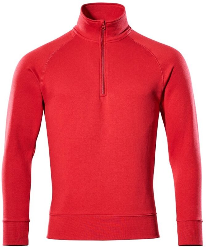 Mascot Sweatshirt NANTES CROSSOVER mit kurzem Reißverschluss, Herren 50611 Gr. 2XL rot