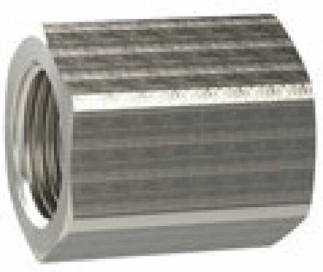 Muffe mit Außensechskant, reduzierend g 1/4 i., g 3/8 i. ms vern. - Riegler