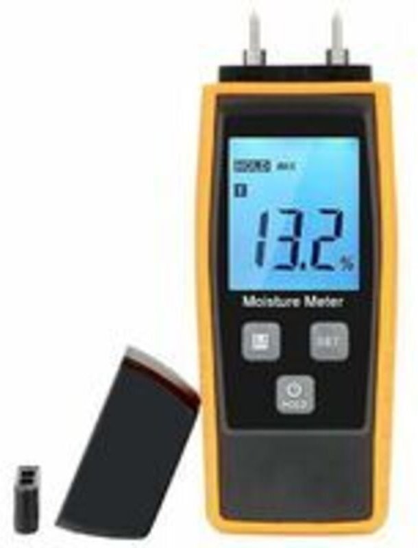 Feuchtigkeitstester, Wand- und Holzfeuchtetester, Leckmessgerät, Luftfeuchtigkeit, Zementmörtel, Wassergehaltsdetektor m...