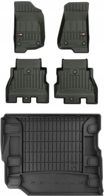 3D KIT Gummifußmatten Jeep Wrangler JL ab 2018-