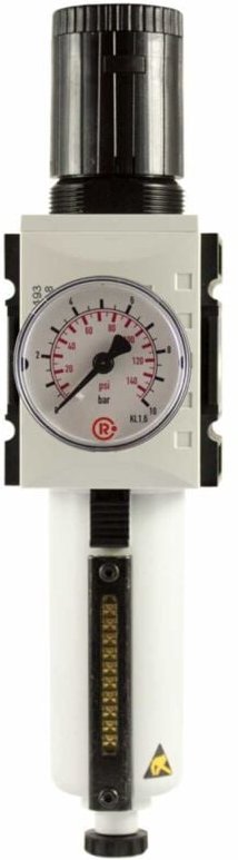 Filterregler »futura«, mb, sr, Mano, bg 1, g 1/4, 0,5-10 bar, ha - Riegler