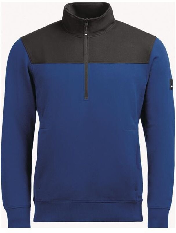 Zip-Sweatshirt rob Gr.M royalblau-schwarz FHB