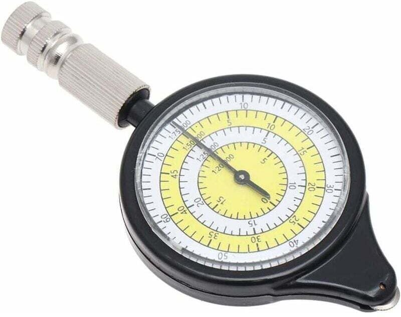 Kartenmesser, Mini-Outdoor-Präzises professionelles Kartierungswerkzeug, Entfernungsrechner, Feldkarten-Messwerkzeug