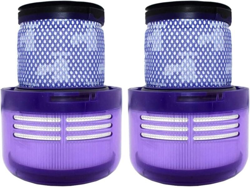 2er-Pack Ersatzfilter für Staubsauger der Dyson V10 Slim/Digital Slim Fluffy/SV18 Cyclone-Serie