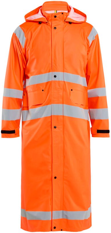 Thumbnail - Hochsichtbarer Regenmantel Stufe 1 4325 – Neonorange XXL