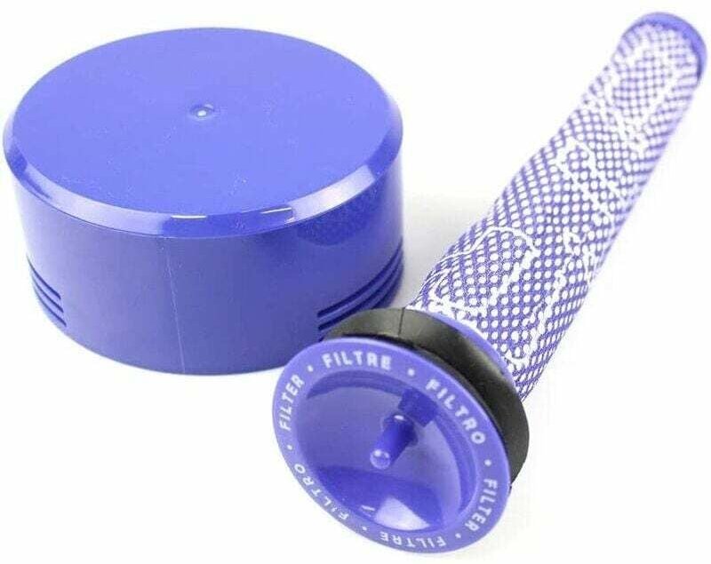 Vormotor-Filter-Kit + Nachmotor-HEPA-Filter, kompatibel mit Dyson V7, V8, 965661-01, 96566101, 967478-01, 96747801 – Fil...