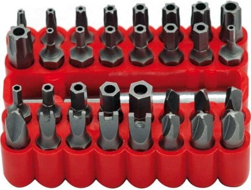 Toya - Schraubendreherbits, Sonderprofile, 33-tlg. Set 66330 vorel