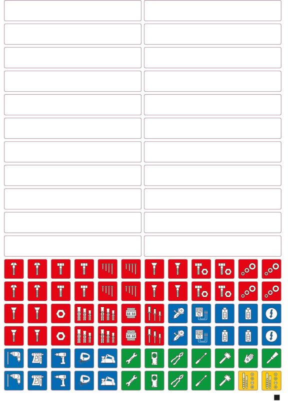 Thumbnail - Bs Systems Beschriftungsaufkleber (10 Bögen) - 6100000403