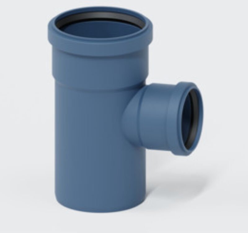 POLO-KAL NG Abflussrohr-Abzweig 87,5° mit Muffen - schalldämmend - DN 110 / 75