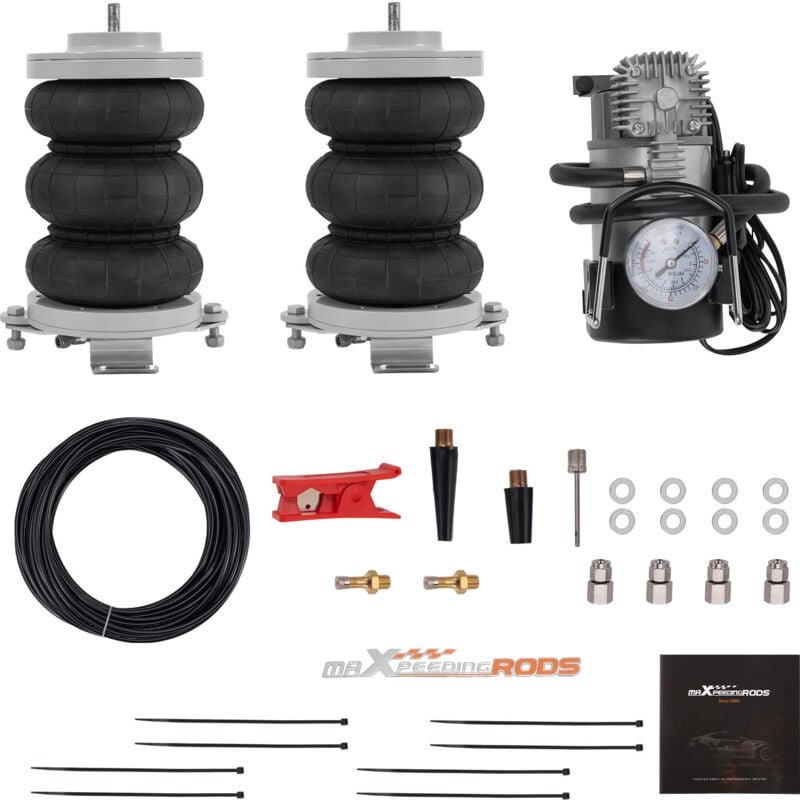 Luftfederung Z6 Hinten + Kompressor Kit Zwei-Kreis-System for Fiat Ducato 1994-