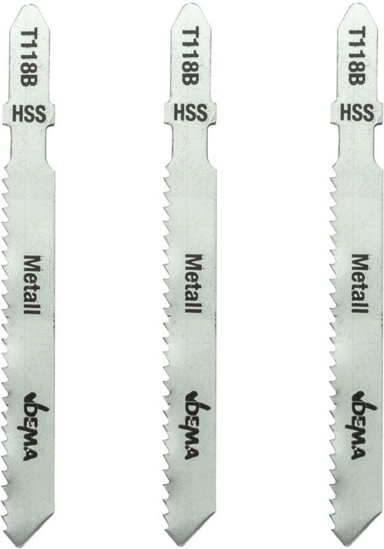 Thumbnail - Dema - Stichsägeblätter T-Schaft Säge Schneidblätter T118B für Metall 3er Set