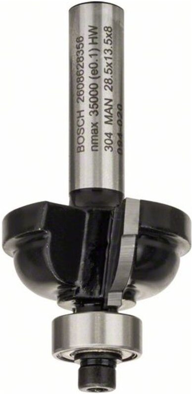 Pro Profilfräser klassisch, r 6,3, Schaft 8 mm - Bosch
