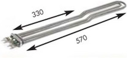 Girbau Resistenz 320838 L-570 mm + Thermofusible 2 x 3000W 230 V