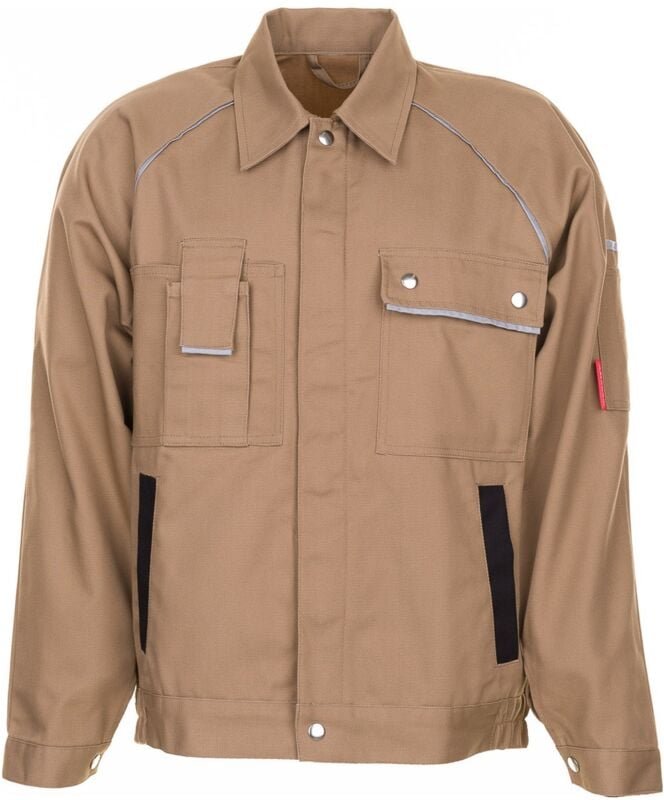 Thumbnail - Planam Bundjacke Canvas 320 Gr. 102 khaki/schwarz
