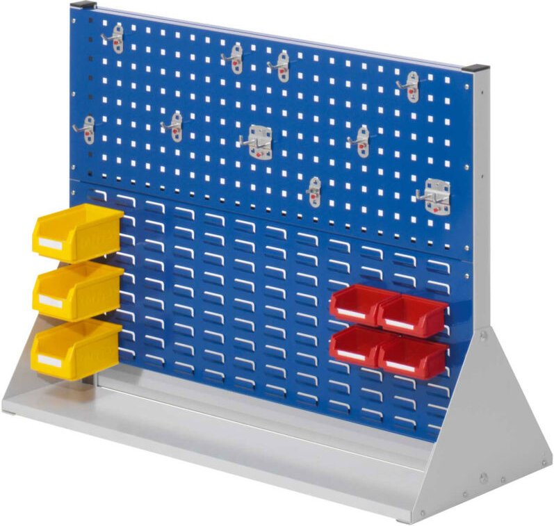 Kappes ®RasterPlan Stellwände doppelseitig Größe 2 - 2x Lochplatten 2x Schlitzplatten 1x Zubehörsortiment 17-teilig Enzi...