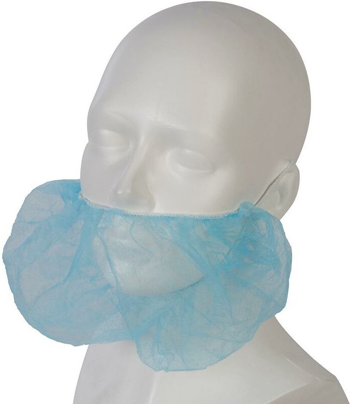 Einweg-Bartnetze, 100er-Pckg. Einheitsgröße