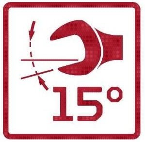 R07300100 Gelenk-Ringratschenmaulschlüssel SW10 mm 160 mm