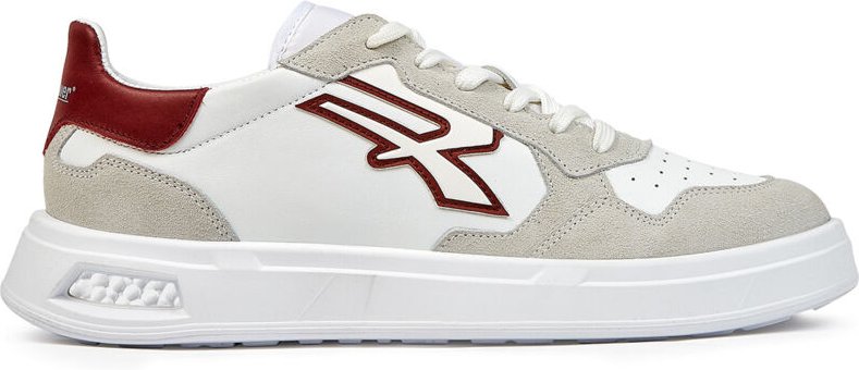 Arbeitskörbe ohne Kappen, niedrig VENOM OB SR – Weiß/Rot/Beige 36