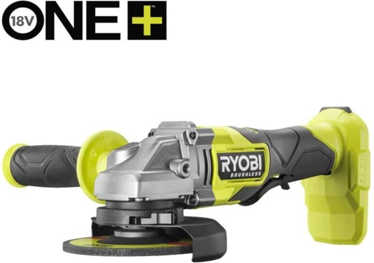 Ryobi - RAG18BL-0 Winkelschleifer, 125 mm Akku, 18 v, nur bürstenloses Gehäuse