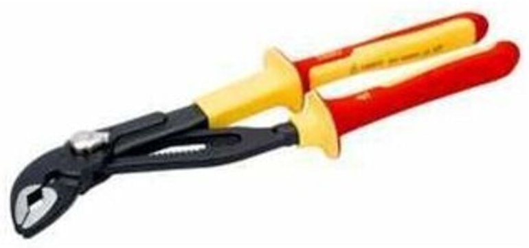 Bahco Isolierte Wasserpumpenzangen mit Schnelleinstellung und Zwei-Komponenten-Griff 250 mm