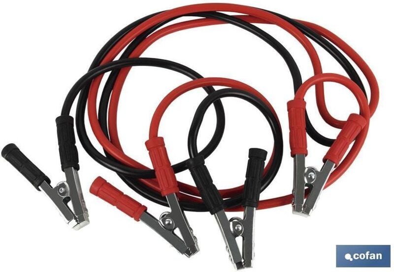 Cofan - 3 m lange, mit Zink und Stahl isolierte Starterklemmen mit 600 a vi