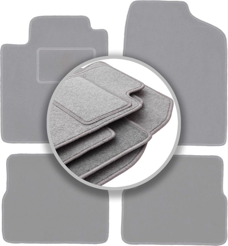 Graue Automatten für: Nissan Micra K12 Fließheck (2002-2010)