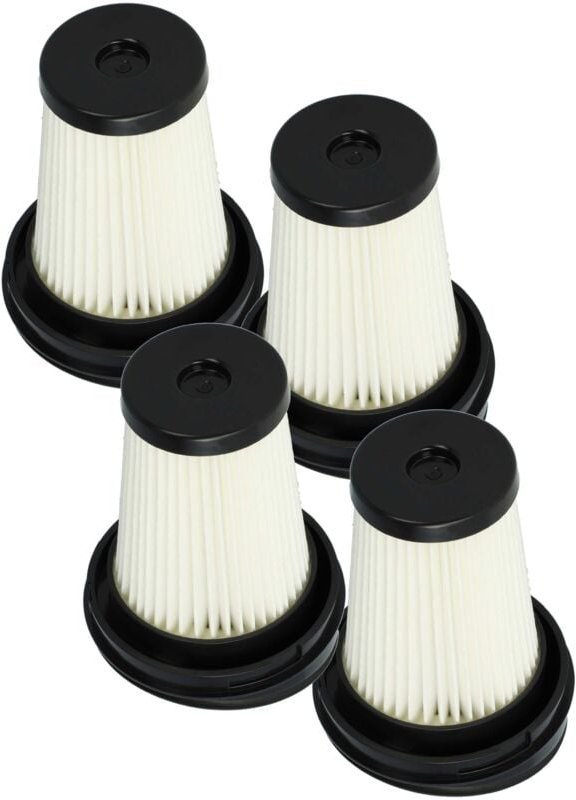 4x Flachfaltenfilter kompatibel mit Domo DO215SV, DO217SV Handstaubsauger, Staubsauger - Filterelement - Vhbw