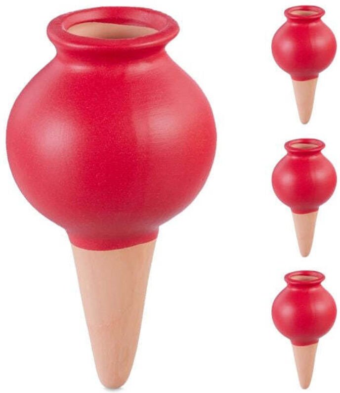 Tonspitzen bewasserungsset 4 stuck rot