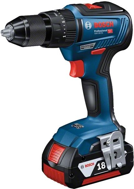 Thumbnail - Bosch Akku-Schlagbohrschrauber gsb 18V-55, 2x 3.0Ah gba und Ladegerät in l-boxx