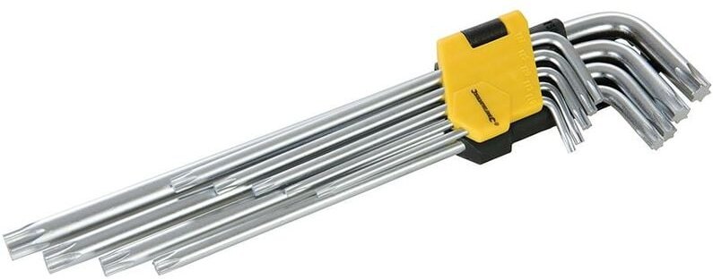 T10–T50-Profi-Schlüssel, 9-tlg. Satz T10–T50