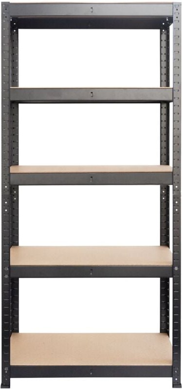 Schwerlastregal Schwarz 150 x 70 x 30 cm