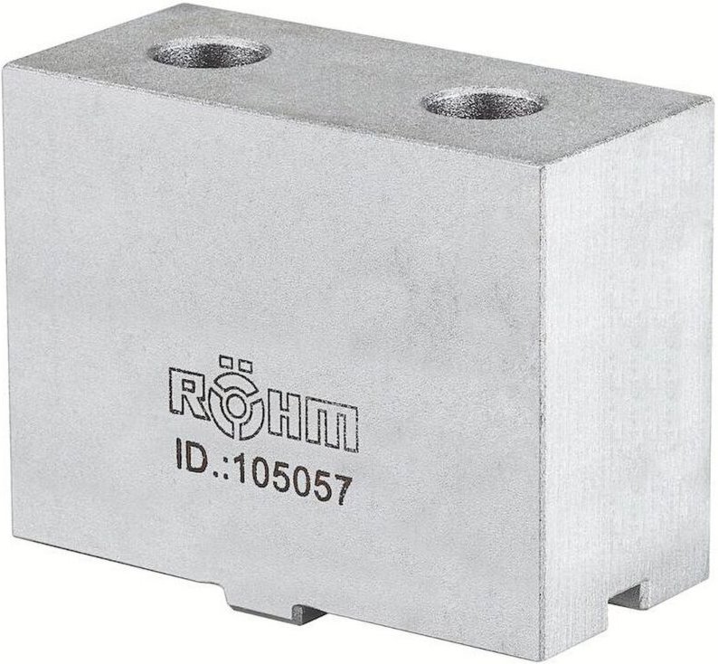 Thumbnail - Röhm Aufsatzbacke AB in Sonderbreite und -höhe, Größe 200+230, 3-Backensatz, ungehärt, Breite 40, Hoehe 70 - 105057