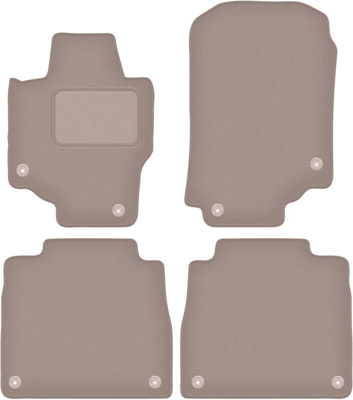 Beige Veloursmatten für: Mercedes GLS X167 SUV (2019-)