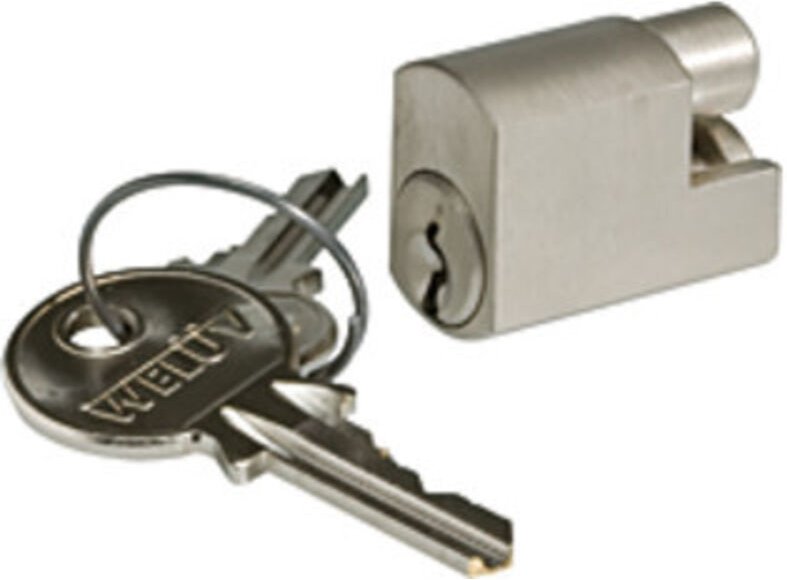 Steckschloss für »futura«, aus Messing vernickelt - Riegler