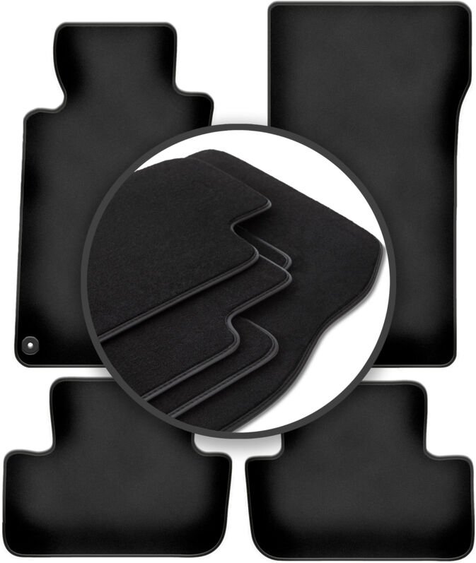 Premium-Fußmatten für: Mercedes CLK W209 Coupé (1997-2009)