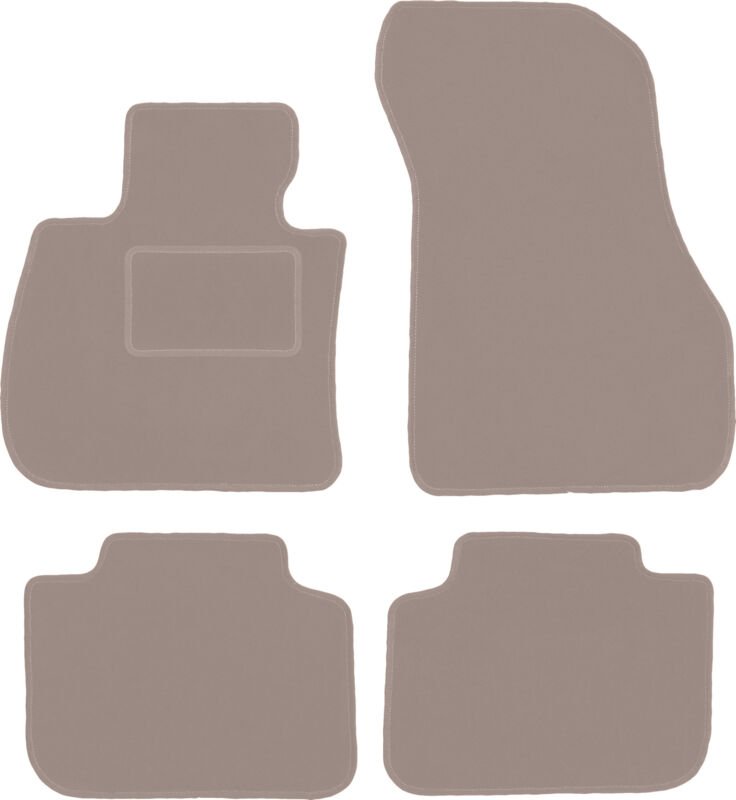 Beige Velours-Fußmatten für: BMW X1 F48 SUV (2015-2019)